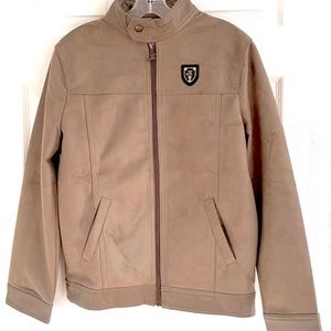 Armani Collezioni Tan Suede Jacket - Sharp Look!